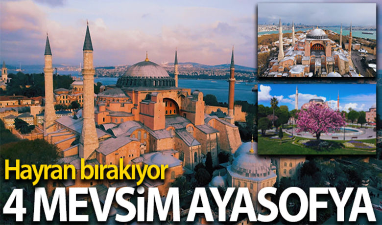 4 mevsim Ayasofya hayran bıraktı - İstanbul'un sembol yapılarından Ayasofya-i Kebir Cami-i Şerifi`nin bir yıl boyunca 4 mevsimde drone ile çekilen görüntüleri, izleyenleri kendine hayran bıraktı.