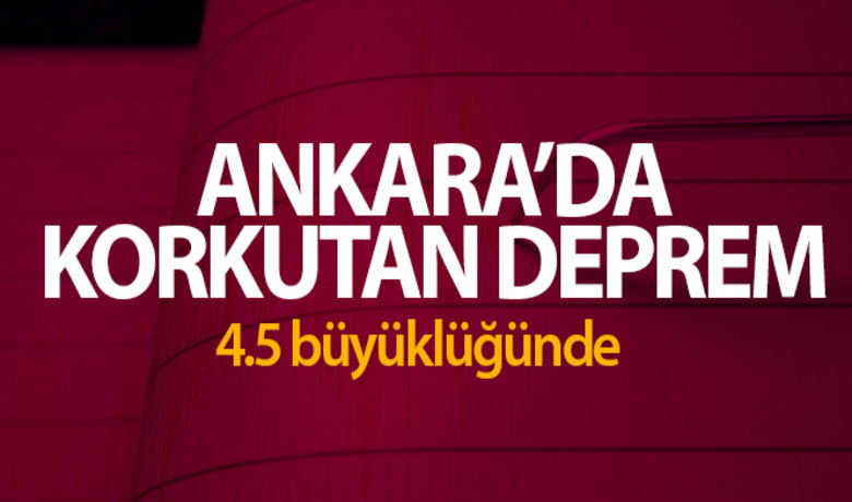 Ankarada 4.5 büyüklüğünde deprem oldu - Ankara’nın Kalecik ilçesinde 4.5 büyülüğünde bir deprem meydana geldi. Saat 22.53'de meydana gelen depremin yerin 12,8 km derinliğinde olduğu belirtildi.BUGÜN NELER OLDU?