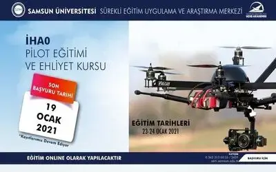 SAMÜ’de İHA eğitimleri başlıyor
