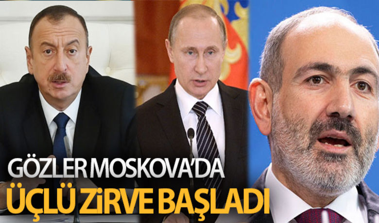 Azerbaycan, Rusya ve Ermenistanliderlerinin üçlü zirvesi başladı - Rusya’nın başkenti Moskova'da Azerbaycan Cumhurbaşkanı İlham Aliyev, Rusya Devlet Başkanı Vladimir Putin ve Ermenistan Başbakanı Nikol Pashinyan arasındaki üçlü zirve başladı.BUGÜN NELER OLDU?