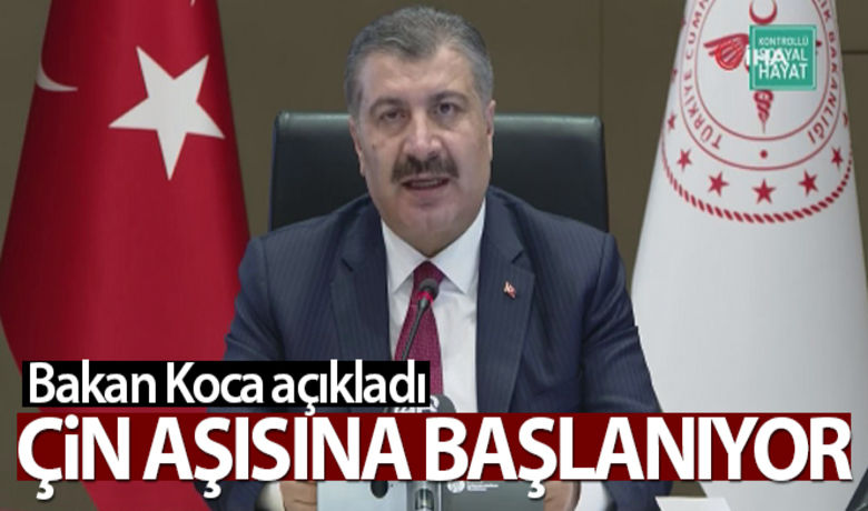 Çin aşısına başlanıyor! - Türkiye İlaç ve Tıbbi Cihaz Kurumu, Coronavac aşısı için “Acil Kullanım onayı” verdi. Sağlık Bakanı Fahrettin Koca: “İlk aşıyı birazdan olacağım. Yarından itibaren sağlık çalışanları aşılanmaya başlanacak.” dedi.BUGÜN NELER OLDU?