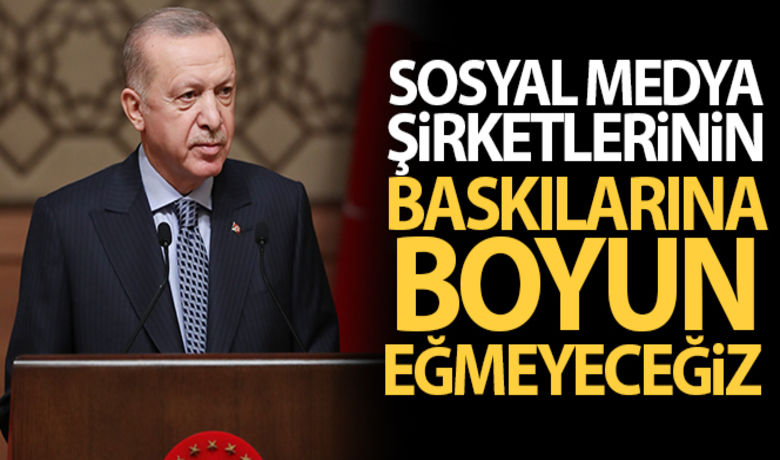 Cumhurbaşkanı Erdoğan: 'Türkiye'ninverisi Türkiye'de kalmalı' - Cumhurbaşkanı Recep Tayyip Erdoğan, ”Nasıl ülkemiz sınırları içinde teröre izin vermiyorsak, sanal dünyada da terör propagandasına, terörün zemin kazanmasına müsaade edemeyiz. İnsanımızın hak ve hukukunu gözetmede kendilerini hukukun üstünde gören sosyal medya şirketlerinin baskılarına boyun eğmeyeceğiz. Cezalar kesilmeye başlayınca onlar da kuzu olmaya başladılar. Ödeyeceksin, batıda nasıl ödüyorsan burada da ödeyeceksin” dedi.BUGÜN NELER OLDU?