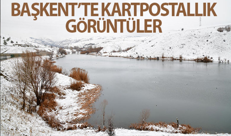 Ankara'da kar kartpostallık görüntüler oluşturdu - Başkent'te etkili olan kar yağışının ardından Mamak'ta oluşan kartpostallık manzaralar görenleri hayran bıraktı.