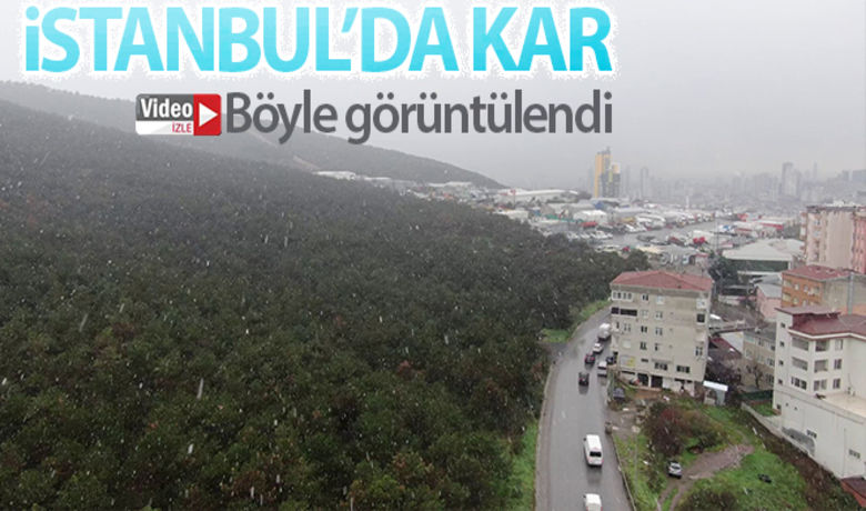 İstanbul'da kar yağışı havadan görüntülendi - İstanbul'a öğlenden sonra yılın ilk karı düştü. İstanbul'a yağan kar havadan görüntülendi.BUGÜN NELER OLDU?