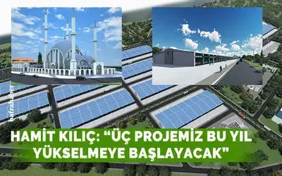 Kılıç: “Üç projemiz bu yıl yükselmeye başlayacak”