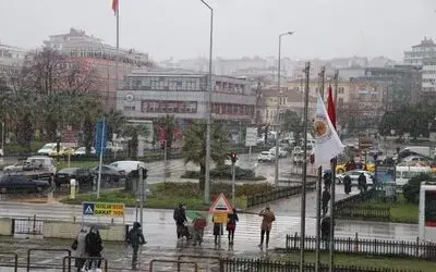 Samsun’da kar yağışı
