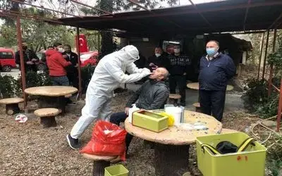 Dolmuş şoförlerine korona testi
