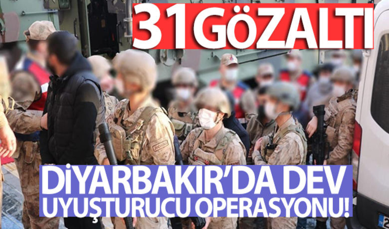 Diyarbakır'da dev uyuşturucuoperasyonu: 31 gözaltı - Diyarbakır’da 2020 yılı içerisinde yapılan operasyonlarda ele geçirilen 2 milyon 514 bin kök kenevir, 2 ton 407 kilo esrar ve 337 kilo skunk maddesinin ticaretini yaptığı belirlenen 31 şüpheli yakalandı.