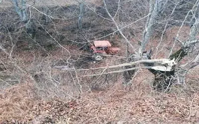 Samsun’da traktör uçuruma yuvarlandı: 1’ ağır 4 yaralı
