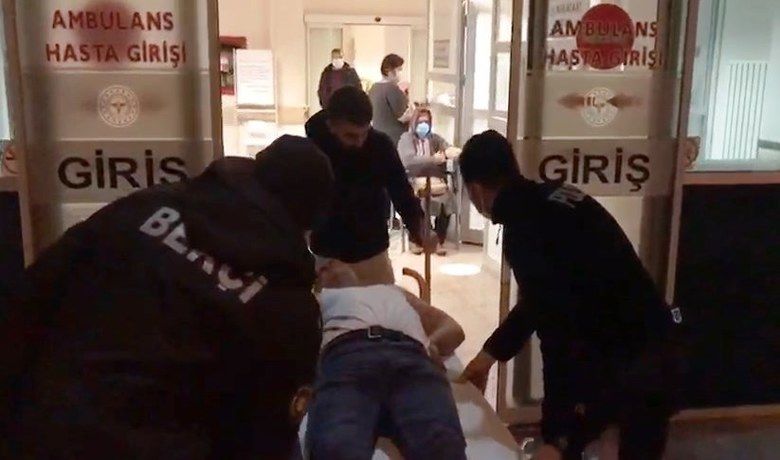 Çocuklarını görmeye giden babaya küfür dayağı 