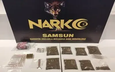 Samsun’da 2 kişiye uyuşturucu ticaretinden gözaltı
