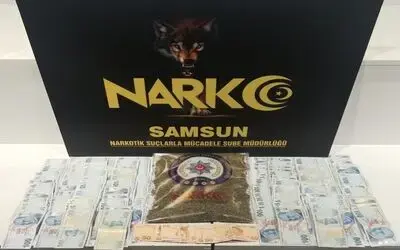 İstanbul’dan Samsun’a uyuşturucu getirirken yakalandı
