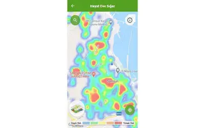 Samsun’da haritada risk artıyor
