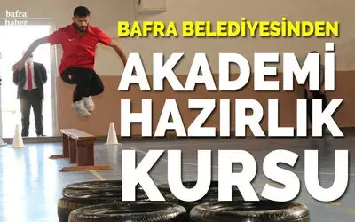 Bafra Belediyesi’nin ücretsiz akademi hazırlık kurslarına ilgi büyük