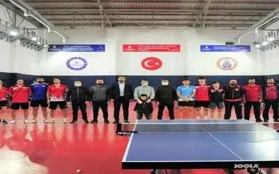 Masa Tenisi Millî Takımı olimpiyat kampında
