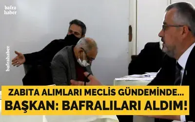 Zabıta Alımları Meclis Gündeminde!
