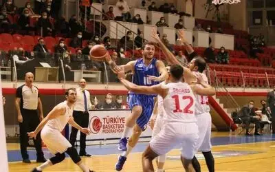 Türkiye Basketbol Ligi: Samsunspor: 74 - Kocaeli Büyükşehir Belediyesi Kağıtspor: 71
