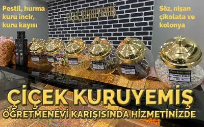 Çiçek Kuruyemiş Bafra Öğretmenevi Karşısında Açıldı