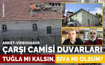 Bafra Çarşı Camisi Duvarları Tuğla Mı Kalsın, Sıva Mı Olsun?