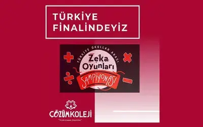Çözüm Koleji Öğrencileri Zekâ Oyunları Şampiyonasında Türkiye Finallerinde 