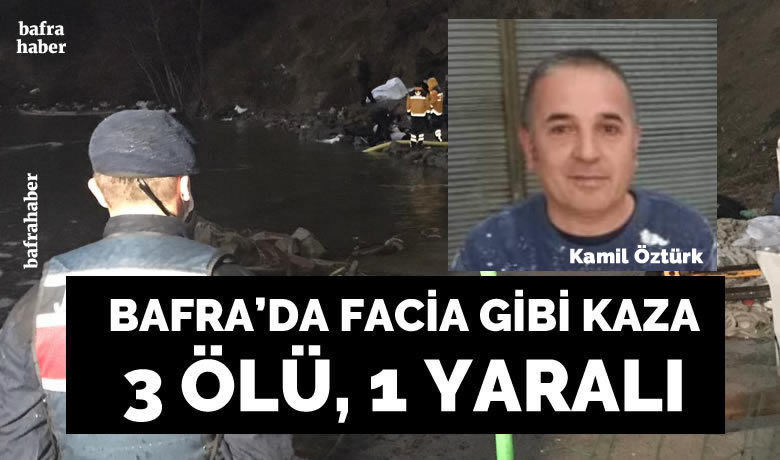Bafra'da Facia Gibi Kaza - Samsun'un Bafra ilçesi Kolay Yolunda meydana gelen kazada 3 kişi hayatını kaybetti, 1 kişi yaralandı.