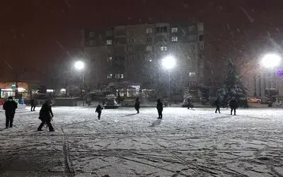 Bafra'da Kar Yağışı Başladı 