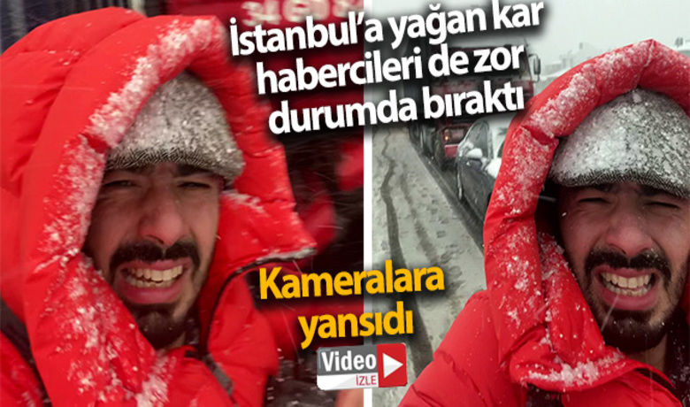 İstanbul'a yağan kar habercileride zor durumda bıraktı - İstanbul’da Pazar gününden itibaren etkili olan kar yağışı yer yer günlük hayatı olumsuz etkilemeye devam ediyor. İstanbul’un kar nedeniyle yaşadığı sıkıntıları haber yapmak isteyen haberciler de zor şartlar altında görev yapmaya devam ediyor. Akşam saatlerinde Beylikdüzü E-5 karayolunun kar nedeniyle kapanmasını haber yapmak için yola çıkan İhlas Haber Ajansı Haber ekibi yolların kar yağışı ve eksik tuzlama nedeniyle habere ulaşmakta yaşadıkları sıkıntılar kameralara yansıdı.