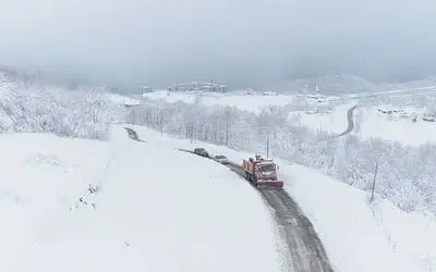 Büyükşehir’den kar mesaisi
