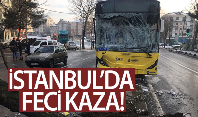 İstanbul'da feci kaza: 7 yaralı - Sancaktepe’de İETT otobüsü ile servis minibüsü çarpıştı. Kazada minibüste bulunan 6 kişi ile otobüste bulunan 1 kişi yaralandı. Yaralılar ambulanslarla hastaneye kaldırılırken, yolcuların durumunun iyi olduğu öğrenildi.