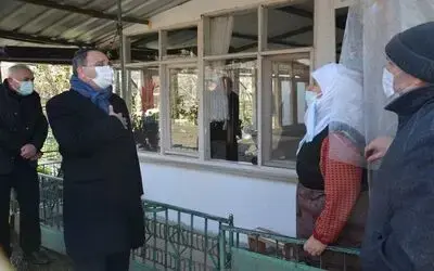 Kaymakam Ertürkmen Şehit Halil Sert’in Ailesini Ziyaret Etti