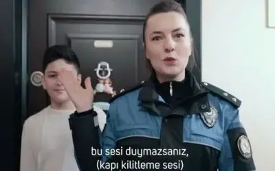 Samsun polisi evden hırsızlık olaylarına dikkat çekmek için kamu spotu hazırladı

