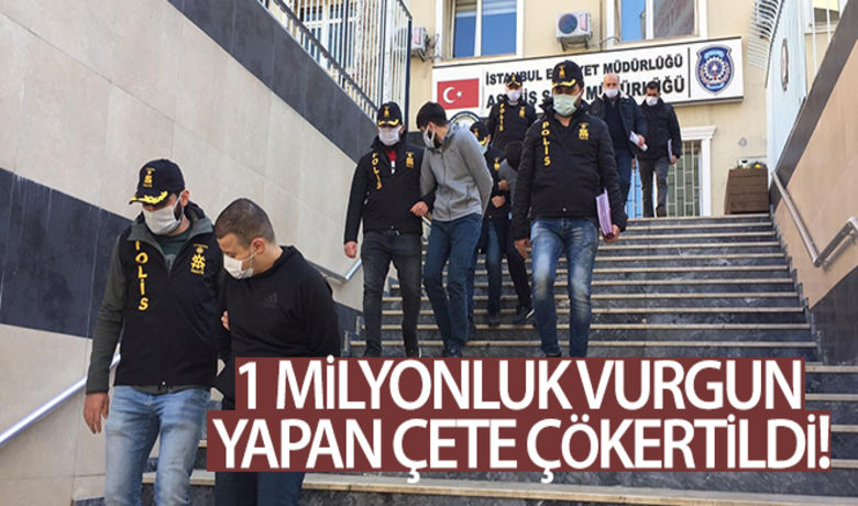 İstanbul'da 8 ayrı evden 1Milyonluk vurgun yapan çete çökertildi - İstanbul'da toplam 8 ayrı evden 1 Milyon TL vurgun yapan çete çökertildi. 6 şüpheli gözaltına alınırken, yakalanma anlarına ilişkin görüntüler güvenlik kameralarına yansıdı.