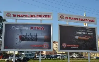 19 Mayıs Belediyesi sigaraya savaş açtı