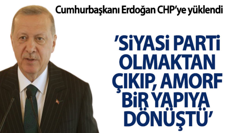 Cumhurbaşkanı Erdoğan: 'CHP hakiki bir siyasi partiolmaktan çıkıp heyula haline dönüşmüş amorf bir yapıdır' - Cumhurbaşkanı Recep Tayyip Erdoğan, "CHP hakiki bir siyasi parti olmaktan çıkıp heyula haline dönüşmüş amorf bir yapıdır" dedi.