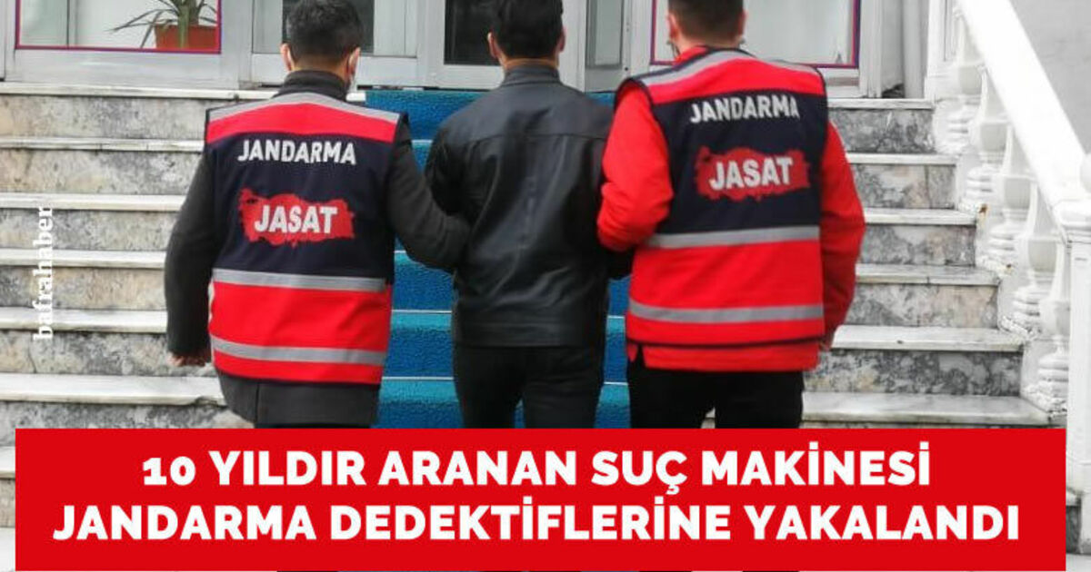 Suç makinesi jandarma dedektifleri tarafından yakalandı