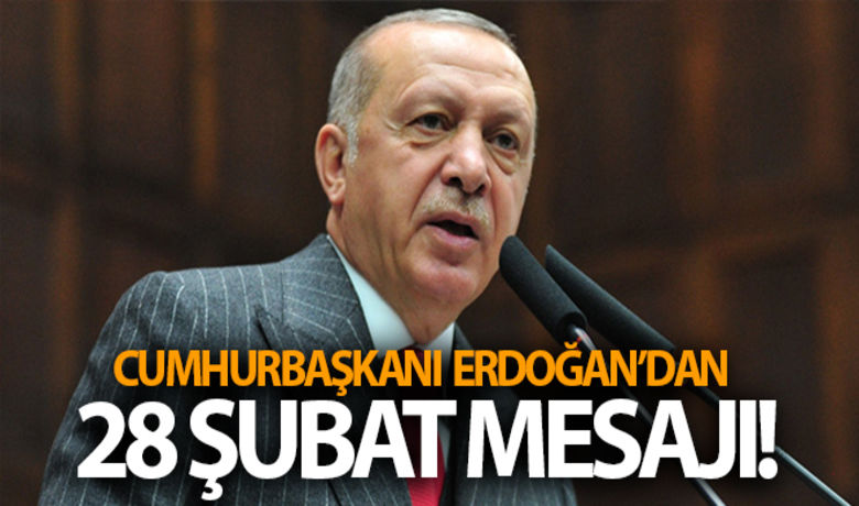 Cumhurbaşkanı Erdoğan'dan 28 Şubat mesajı! - Cumhurbaşkanı Erdoğan, 'Darbe bir insanlık suçudur. #28Şubat’ı yaşadım, 28 Şubat’ın farkındayım' başlığıyla resmi sosyal medya hesabından bir mesaj paylaştı.