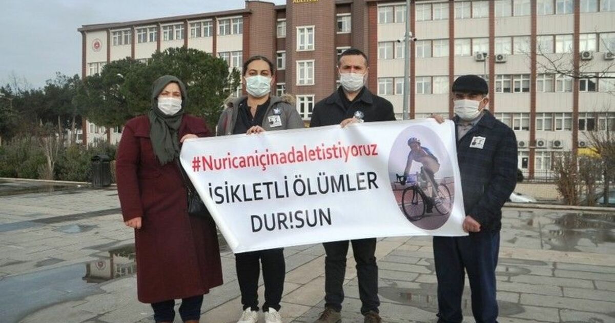 Nurican için adalet: Bisiklet kazası Kurbanı Umut'un ailesi destek için mahkemeye geldi