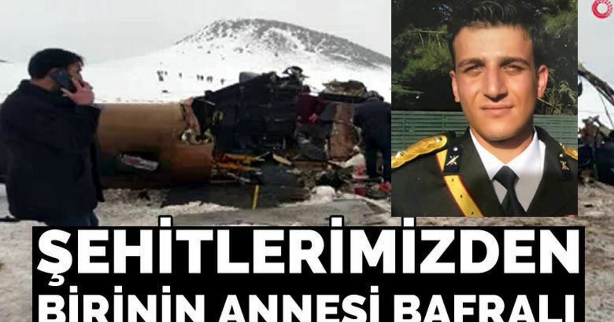Şehit Olan Askerlerimizden Birinin Annesi Bafralı