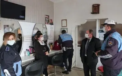 Havza’da berber, kuaför ve güzellik salonları denetlendi

