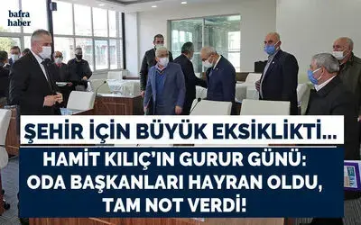 Oda başkanlarından yeni meclis salonuna tam not