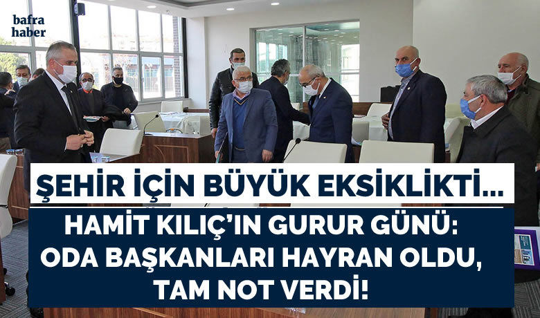 Oda başkanlarından yeni meclis salonuna tam not
