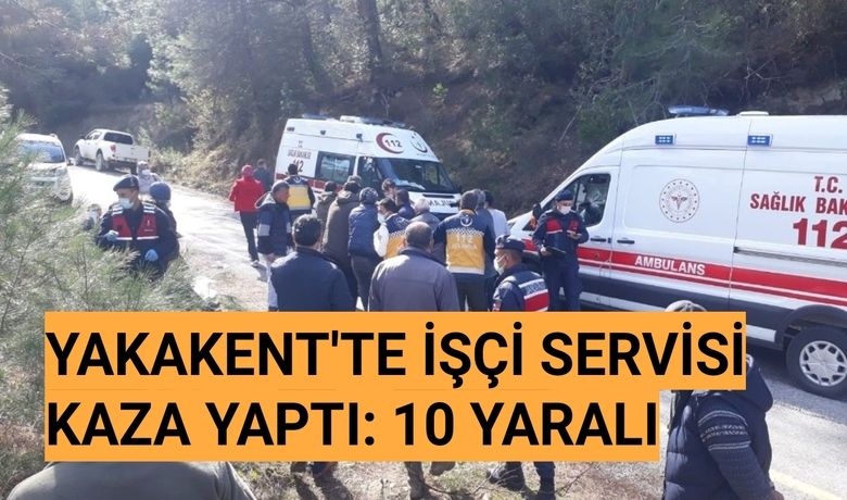 Konfeksiyon işçilerini taşıyan minibüskaza yaptı: 10 yaralı