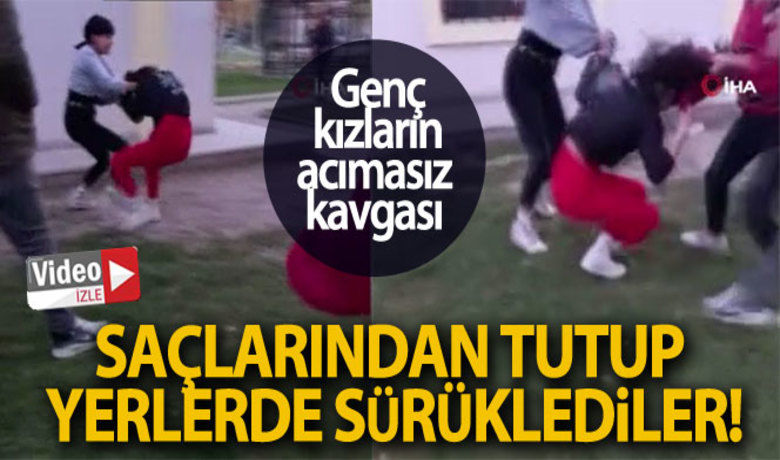 Genç kızların acımasız kavgası kameraya yansıdı - Ankara'nın Sincan ilçesinde genç kızların arasındaki kavga kameraya yansıdı.