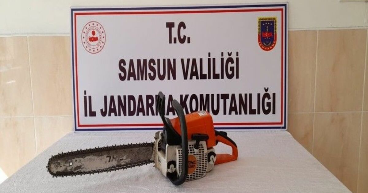 Alaçam'da Çalınan motorlu testere ikinci el internet sitesinde bulundu