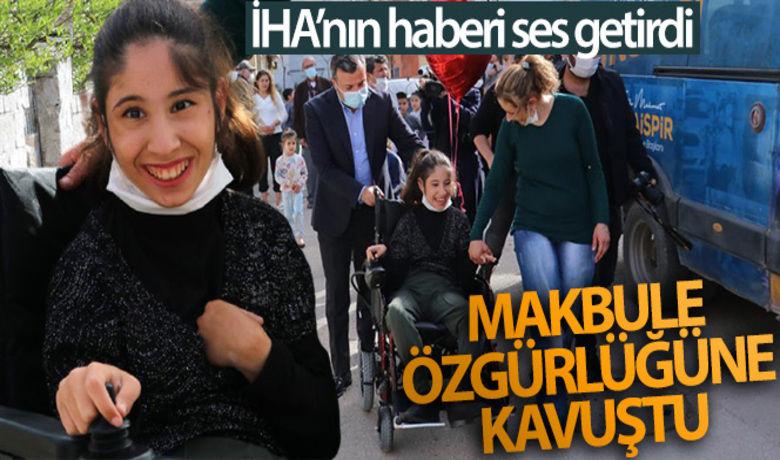 Makbule özgürlüğüne kavuştu - Adana'da bozulan akülü tekerlekli sandalyesinin yerine yenisini alamayan ve 'Özgürlüğümü geri verin' diyerek feryat eden serebral palsi hastası Makbule Gülşah Canbolat’ın imdadına belediye yetişti. Yüreğir Belediye Başkanı Fatih Mehmet Kocaispir, genç kıza akülü tekerlekli sandalye hediye etti. Genç kızın mutluluğu gözlerinden okundu.