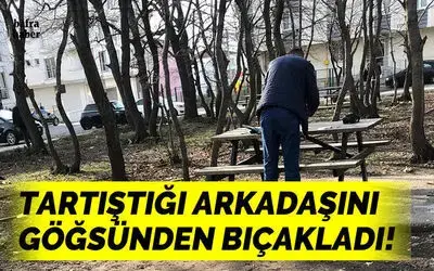 Tartıştığı Arkadaşını Göğsünden Bıçakladı 