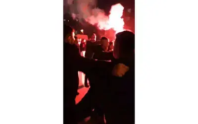 Çok yüksek riskli Samsun’da asker uğurlamasında şok görüntüler
