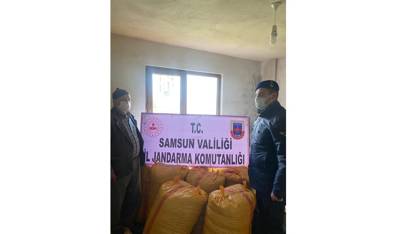 Çalınan 700 kilogram fındık ele geçirildi
 - Samsun’da evden 700 kilogram fındık çalan şahıs jandarma ekipleri tarafından yakalandı. Fındık, jandarma tarafından sahibine iade edildi.