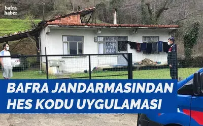 Bafra’da korona virüsle mücadele