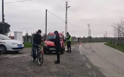 Alaçam jandarmadan HES kodu uygulaması
